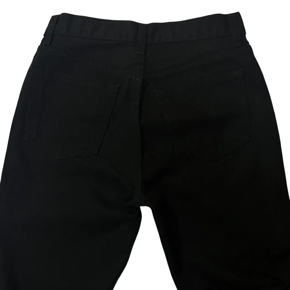 George Regular Fit‎ Jeans Black Denim 100% Cotton Men's 29x32 Pockets Straight
